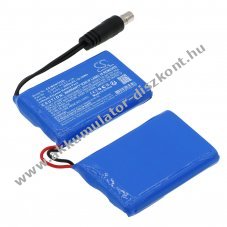 Helyettes�t� f�thet� ruh�zat Akkumul�tor K-BAT-7.4VOLT-3.0A 7.4V 3000mAh 22.2Wh
