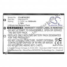 Helyettes�t� t�vir�ny�t� Akkumul�tor Acoustic Research ARRX18G 1000mAh/3.7Wh 3.7V