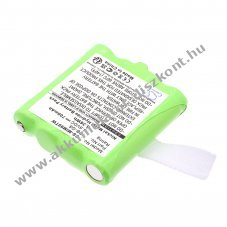 Helyettes�t� ad�vev� Akkumul�tor G6 PB-G8 3.36Wh 700mAh