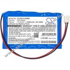 Helyettes�t� orvosi eszk�z Akkumul�tor Mtv 1000 SDI1865E 5200mAh 56.16Wh 10.8V