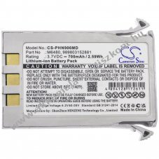 Helyettes�t� orvosi eszk�z Akkumul�tor Philips Moniteur Invivo 9065 989803152881 700mAh 2,59Wh 3.7V