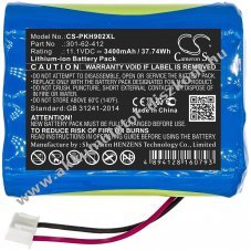 Helyettes�t� m�r�m�szer Akkumul�tor P 9020 / 301-62-412 3400mAh 37.74Wh 11.1V