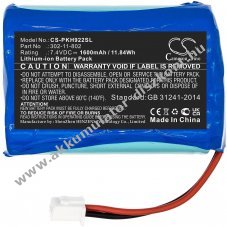 Helyettes�t� m�r�m�szer Akkumul�tor P 9022 / 302-11-802 1600mAh 11.84Wh 7.4V