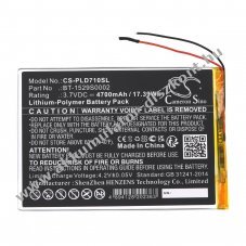 Helyettes�t� t�blag�p Akkumul�tor Polaroid MID1047 BT-1529S0002 4700mAh 17.39Wh 3.7V