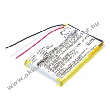 Helyettes�t� m�dialej�tsz� Akkumul�tor GoGear SA6037 978733201021 800mAh 2.96Wh 3.7V