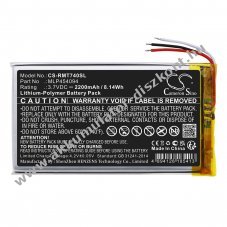 Helyettes�t� gps Akkumul�tor TND-740 MLP454094 2200mAh 8.14Wh 3.7V