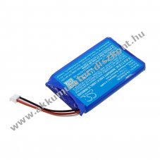 Helyettes�t� Akkumul�tor �rint�k�perny�s h�ts� sz�rakoztat� t�vir�ny�t� LIP653450 1200mAh 4.44Wh