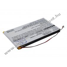 Helyettes�t� m�dialej�tsz� Akkumul�tor Napster MP3 PCF345385A 1600mAh 5.92Wh Li-ion 3.7V
