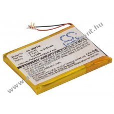 Helyettes�t� m�dialej�tsz� Akkumul�tor YP-K5 503040 600mAh 2.22Wh 3.7V