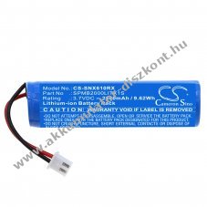 Helyettes�t� t�vvez�rl� Akkumul�tor Spektrum NX6 SPMB2000LITX1S 2600mAh 3.7V