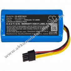 Helyettes�t� porsz�v� Akkumul�tor Sichler FULLY FUNNY BL502VM / NX-3368-919 3500mAh 51.8Wh 14.8V