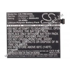 Helyettes�t� t�blag�p Akkumul�tor Toshiba Excite 10 PA5053U-1BRS 6600mAh 24.42Wh 3.7V