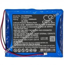 Helyettes�t� m�r�m�szer Akkumul�tor SPS855 KLN00928 8000mAh 59.2Wh modul�ris vev� 7.4V