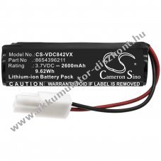 Helyettes�t� porsz�v� Akkumul�tor Vileda Quick & Clean 8654396211 2600mAh 9.62Wh 3.7V