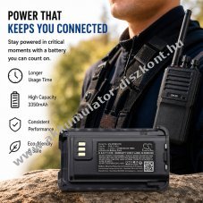 Helyettes�t� ad�vev� Akkumul�tor BC250D 3350mAh 24.79Wh