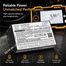 Helyettes�t� m�r�m�szer Akkumul�tor LI-138 3900mAh 28.86Wh 7.4V