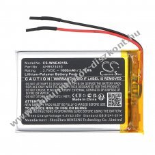 Helyettes�t� gps Akkumul�tor Silber WE401 AHB523450 1000mAh 3.7Wh 3.7V