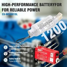 Helyettes�t� m�r�m�szer elem DNFT 000505 1200mAh 4.32Wh 3.6V