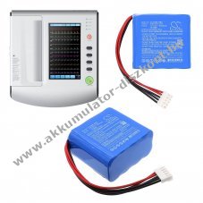 Helyettes�t� orvosi eszk�z Akkumul�tor Zoncare QZ-1212 INR18650-4S2P 5200mAh 76.96Wh Li-Ion 14.8V