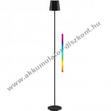 Goobay vezet�k n�lk�li LED �ll�l�mpa 122cm RGBW fekete �rint�vez�rl�s 5W 220lm IP44 3600mAh Li-ion