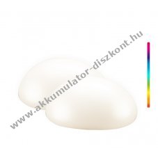 Goobay 2db/csomag LED napelemes dekor k�, f�lg�mb 24cm M RGBW k�lt�ri 10lm 3,7V 600mAh IP44