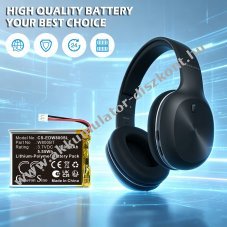 Helyettes�t� vezet�k n�lk�li Edifier W800BT headset Akkumul�tor 1500mAh 5.55Wh