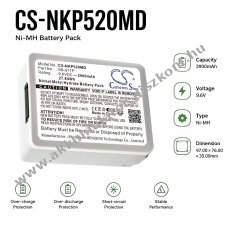 Helyettes�t� orvosi eszk�z Akkumul�tor Nihon Kohden BSM1700 SB-671P 2900mAh 27.84Wh 9.6V