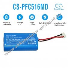 Helyettes�t� orvosi eszk�z Akkumul�tor Possum Freedom HC516B 131-213 2600mAh 9.62Wh 3.7V
