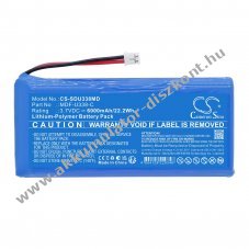 Helyettes�t� orvosi eszk�z Akkumul�tor Sanyo MDF-U338-C 6000mAh 22.2Wh 3.7V