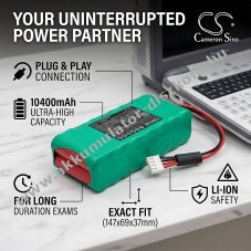 Helyettes�t� orvosi eszk�z Akkumul�tor SonoScape MySonoU5 BT-14.4V-5.2A 10400mAh 153.92Wh 14.8V