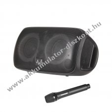 Wave Party Speaker hordozhat� Bluetooth hangsz�r� mikrofonnal �s LED-f�nyekkel