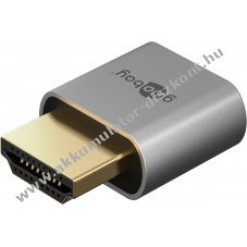 Goobay HDMI EDID emul�tor 4K@60Hz kompakt monitor-emul�tor HDMI-A