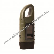 Entac LED Dinam�s szol�r zsebl�mpa, 15lm