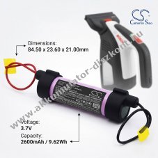 Helyettes�t� porsz�v� Akkumul�tor Bosch 06008B7000 ICR18650 2600mAh 9.62Wh Li-Ion 3.7V