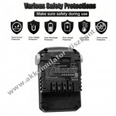 Helyettes�t� f�ny�r� Akkumul�tor Briggs & Stratton 775iS 111-9639 2500mAh/27Wh