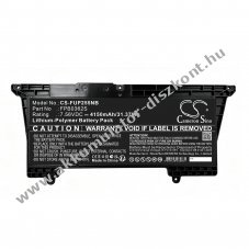 Helyettes�t� laptop Akkumul�tor Fujitsu FMVNBP255 4150mAh 31.37Wh 7.56V