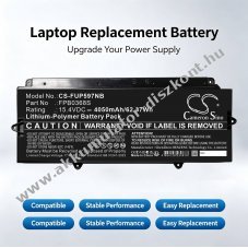 Helyettes�t� laptop Akkumul�tor Fujitsu CP818110-01 4050mAh 62.37Wh Li-Ion 15.4V
