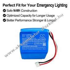Helyettes�t� v�szvil�g�t�s Akkumul�tor MICA ML-600 BGMICA-32D 2150mAh 12.9Wh