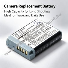 Helyettes�t� kamera Akkumul�tor Canon PowerShot G1 X Mark III NB-13L 1100mAh 4.07Wh