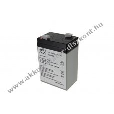 Eredeti Akkumul�tor 074080 (kor�bban 074051) Eisemann HSE7LED k�zil�mpa 6V 4000mAh Pb