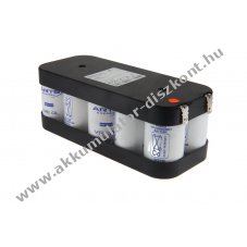 Helyettes�t� Akkumul�tor AKKUmed NC 12V 4000mAh Siemens Defibrillator Sirecard P Theracard PM