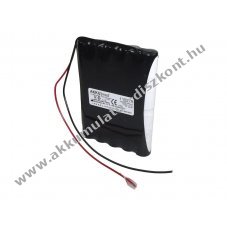 Helyettes�t� Akkumul�tor AKKUmed Fukuda Cardisuny ME501BX EKG analiz�tor 12V 1000mAh NC