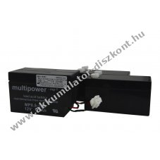 Helyettes�t� Akkumul�tor AKKUmed Hill Rom AvantGuard LI159AX/1600 2x12V 1200mAh + 1x24V 700mAh �lom