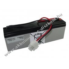 Eredeti Schiller Defigard 4000 DG4000 Type 614186 12V 2300mAh Akkumul�tor AGM �lom