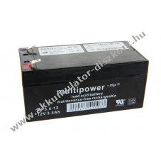 Helyettes�t� Akkumul�tor AKKUMED Dr�ger Evita 4 Evita XL 12V 3400mAh �lomsavas