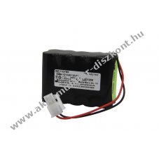 Helyettes�t� Akkumul�tor AKKUmed Cardiette Cardioline AR1200 AR1200view 12V 1800mAh NiMH