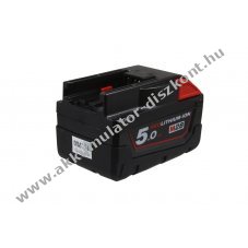 Eredeti Milwaukee M28B5 M28BX 4932430484 28V 5000mAh Akkumul�tor Li-Ion