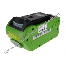 Helyettes�t� Akkumul�tor Greenworks G-MAX 40V 36V 4000mAh Li-Ion