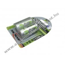 Ansmann maxE C (b�bi m�ret) Akkumul�tor 1,2V 2500mAh 2db/csomag NiMH