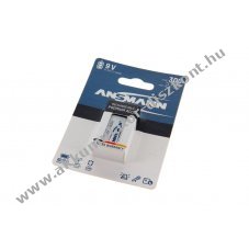 Ansmann maxE Plus 9V E-Block Akkumul�tor 8,4V 0,3Ah 1db/csomag NiMH